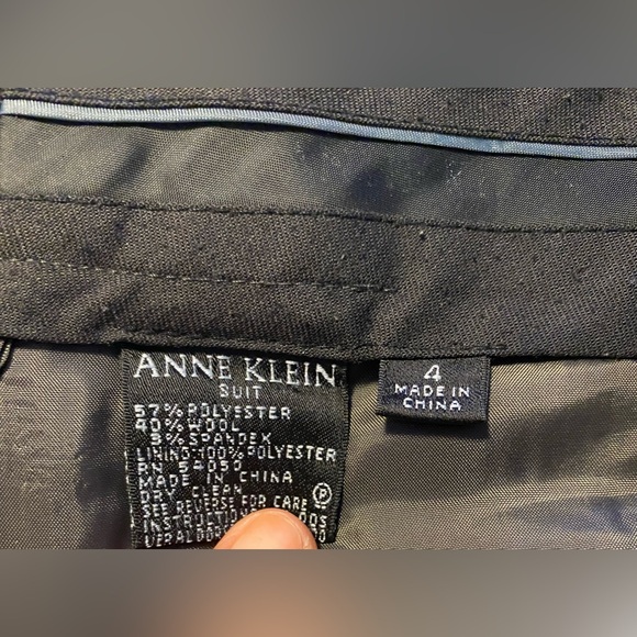 Anne Klein wool blend suit set size 4/27 - Picture 8 of 13